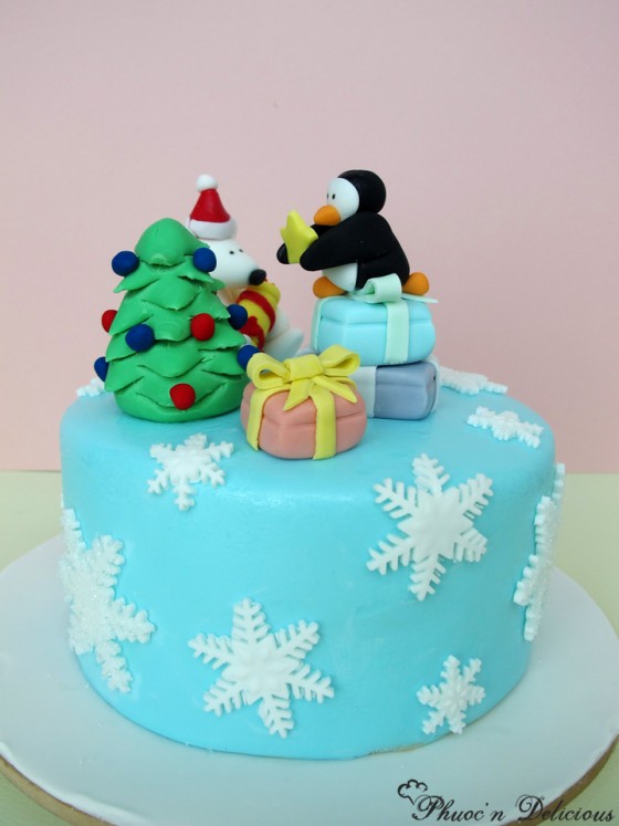 Couture Cake Classes Christmas Cake Phuoc N Delicious